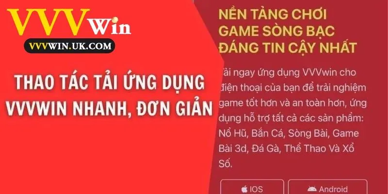 Tải App VVVwin 1 Tải app Vvvwin dễ dàng và nhanh chóng